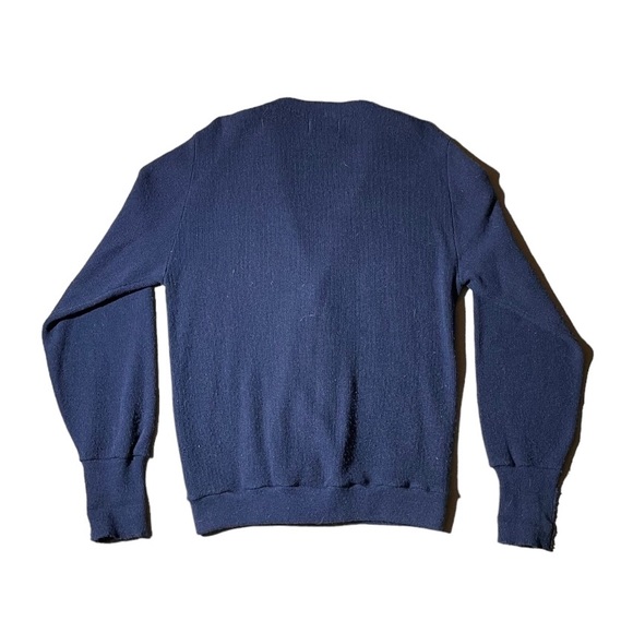 Vintage 70s/80s the coop harvard button down cardigan sweater size M - Picture 5 of 5